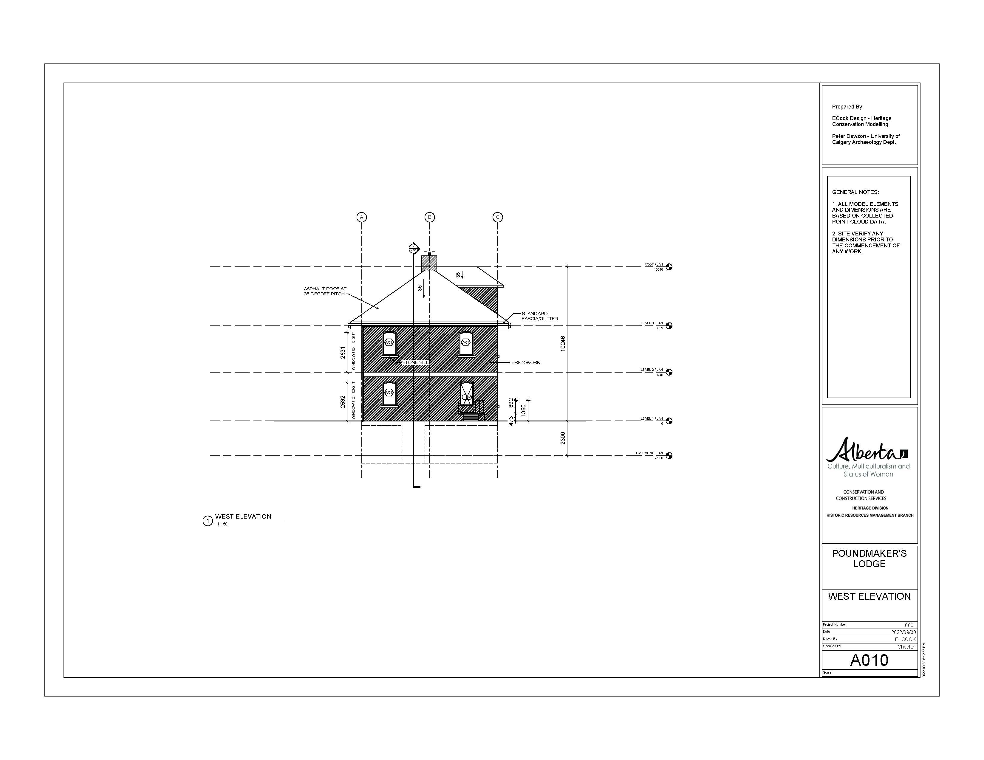 West Elevation