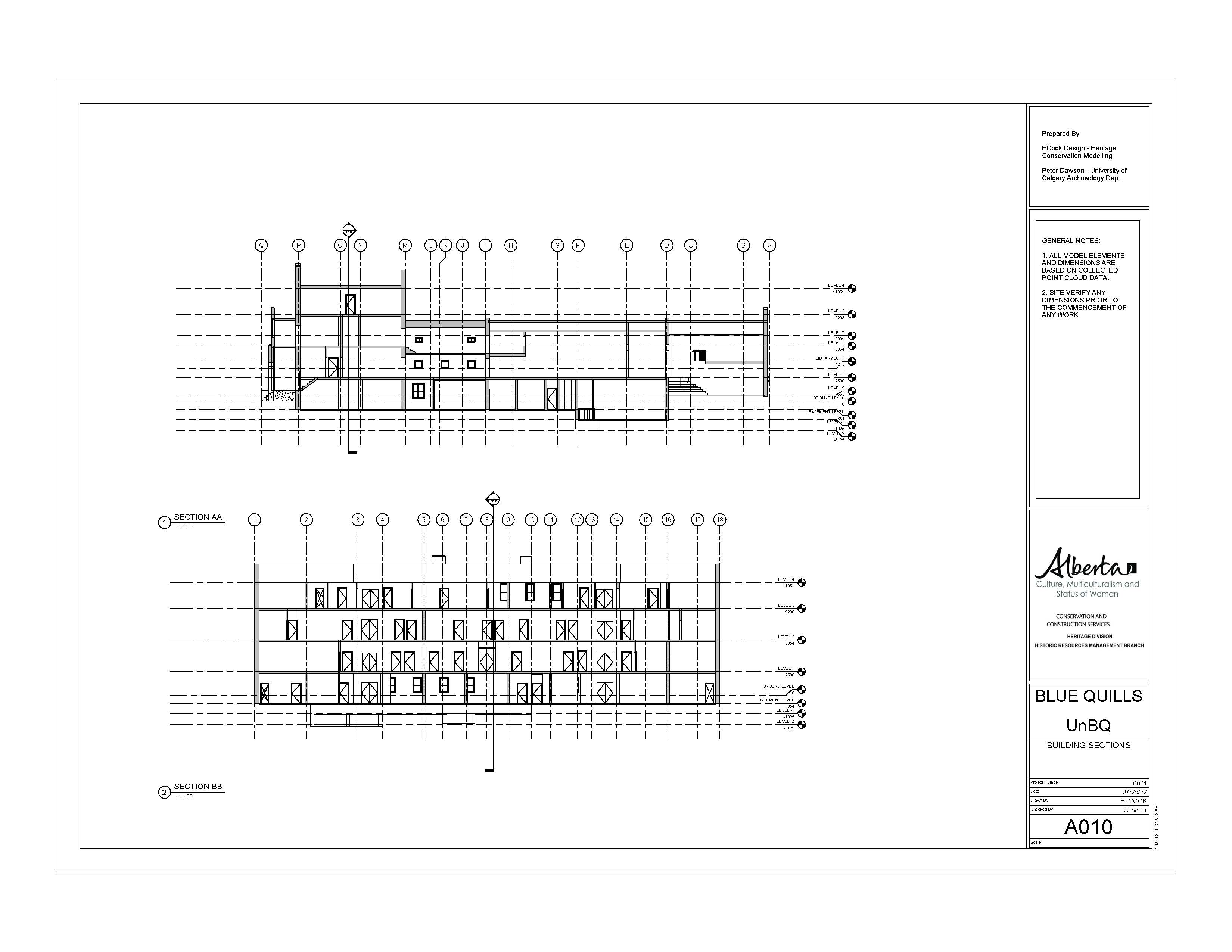 Section Drawing UnBQ