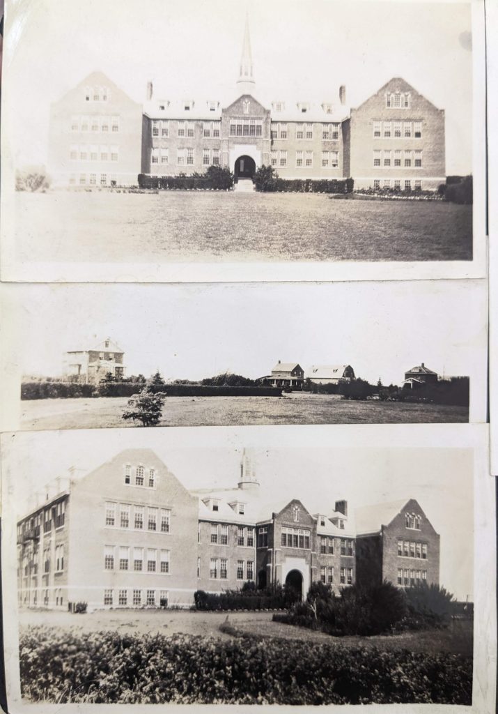 The Edmonton IRS main school building and grounds, 1936. PR1985.0100 from The Provincial Archives of Alberta, Open Copyright.