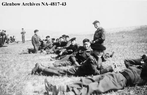 Cadets, at Old Sun School. 1955-1957. NA-4817-43. Courtesy of Glenbow Archives.