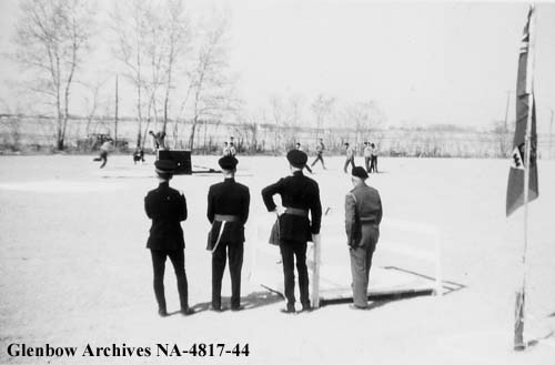 Cadets at Old Sun School. 1955-1957. NA-4817-44. Courtesy of Glenbow Archives.